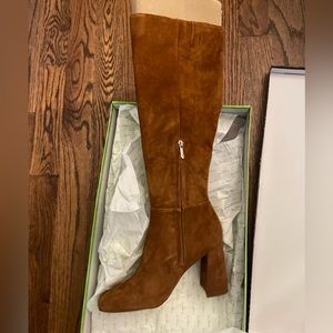 Sam Edelman brown suede knee high boots